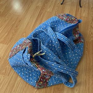 Vera Bradley large duffel bag (French Blue)